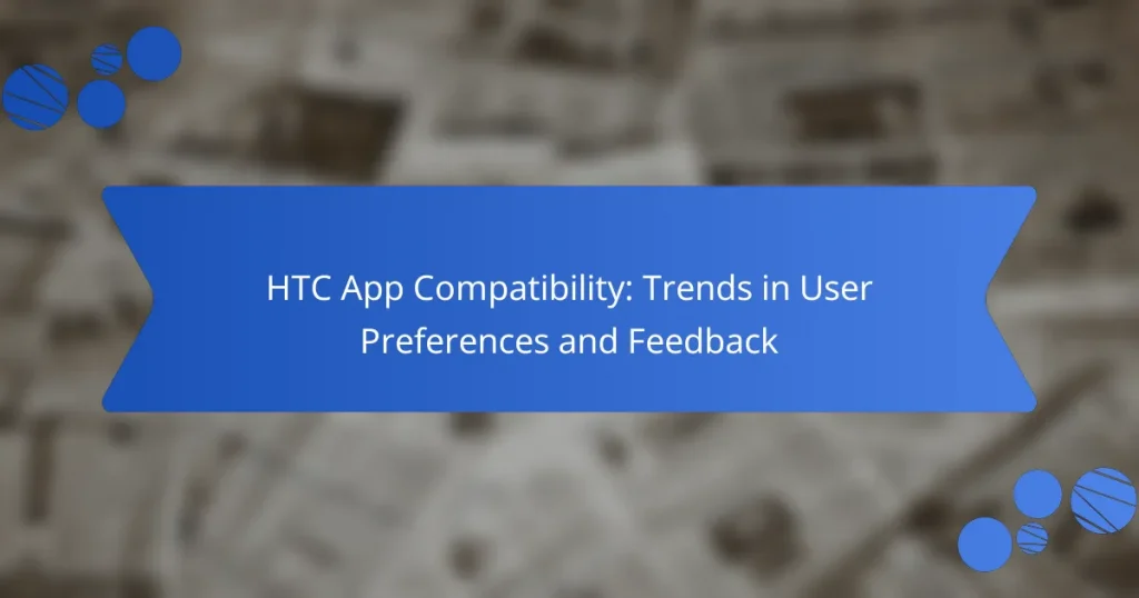 HTC App Compatibility: Trends in User Preferences and Feedback