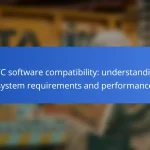 HTC software compatibility: understanding system requirements and performance