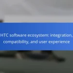 HTC software ecosystem: integration, compatibility, and user experience