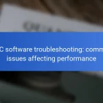 HTC software troubleshooting: common issues affecting performance