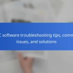 HTC software troubleshooting tips, common issues, and solutions
