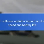 HTC software updates: impact on device speed and battery life