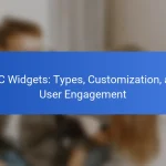 HTC Widgets: Types, Customization, and User Engagement