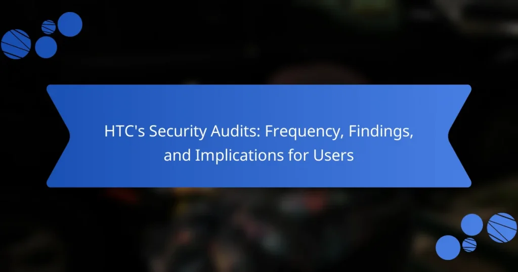 HTC’s Security Audits: Frequency, Findings, and Implications for Users